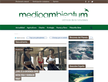 Tablet Screenshot of medioambientum.com